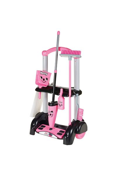 Casdon - Hetty cleaning trolley, for Kids (3+) - Pink