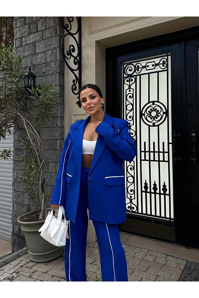 buqre's moda Double Blazer Jacket Set