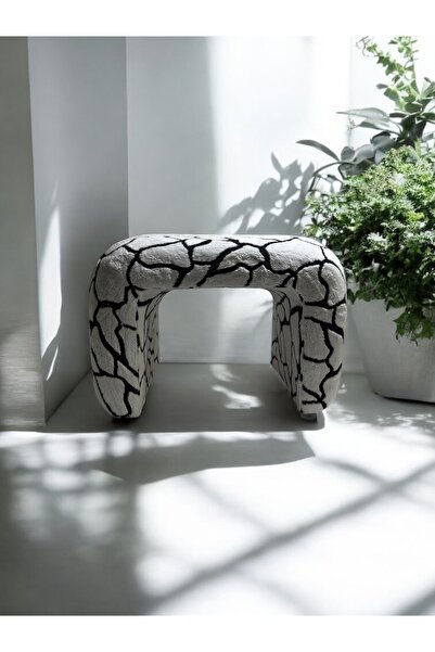 S Home Design Concept Penolope Desenli Teddy Peluş U Puf