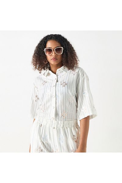 FAV Embroidered Shirt Set