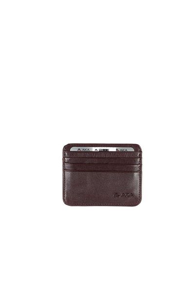 Aka Leather Brown Card Holder 003 3