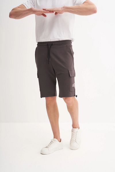 Cazador Slim Fit Skinny Leg Lycra Cargo Bermuda Shorts 6072