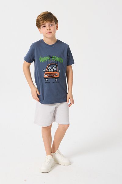 Nisrakids Boy's Shorts Suit Bottom Top Cotton Combed Fabric