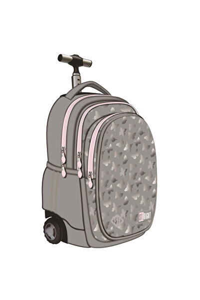 ST Right Ghiozdan Troler ST.Right, colectia Silver Butterflies, TB01, roti si...