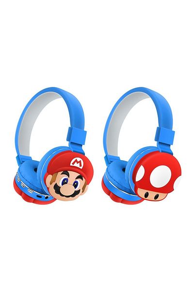 Generic Wireless Kids Headset with Mic (Blue)– Bluetooth Over-Ear Headset for Safe, Comfortable Listening