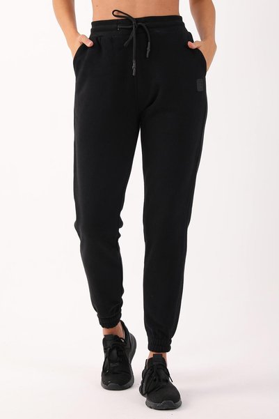 MARATON Comfort Women's Elastic Waist Black Pants