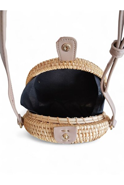 Matmazel жіноча літня маленька кругла плетена сумка 107210410