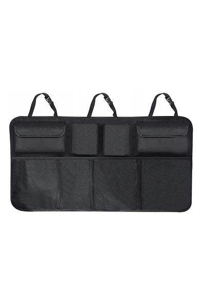 zola Organizator portbagaj, 8 compartimente, negru, impermeabil, 48x88 cm