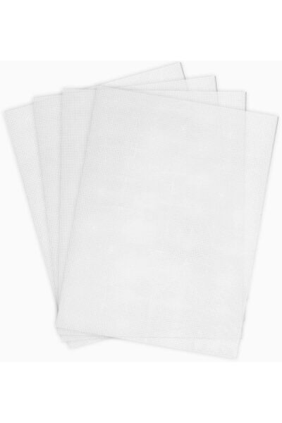 EleganTShoP Plastik Kanvas Tabaka Ince Göz Şeffaf