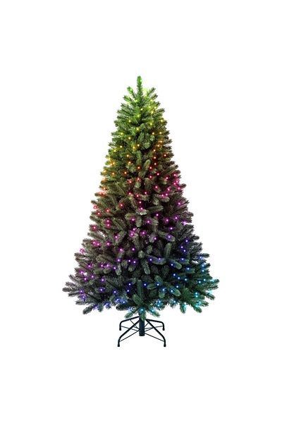 Twinkly Twinkly Regal premium pre-lit artificial Christmas tree, 2.1m, 540 RGB LEDs controlled by a