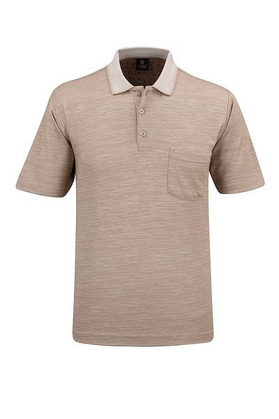 Çizgi Triko Ανδρικό μπλουζάκι Polo Neck Classic Fit με τσέπη - 5114