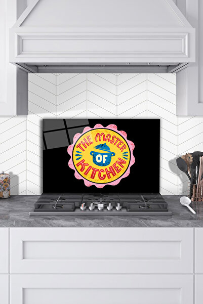 Rosyvien The Master Kitchen Cam Ocak Arkası Koruyucu, Mutfak Ankastre ve Tezg...