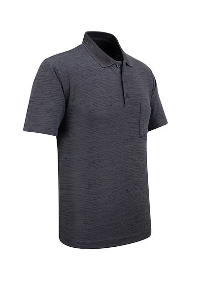 Çizgi Triko Ανδρικό μπλουζάκι Polo Neck Classic Fit με τσέπη - 5114