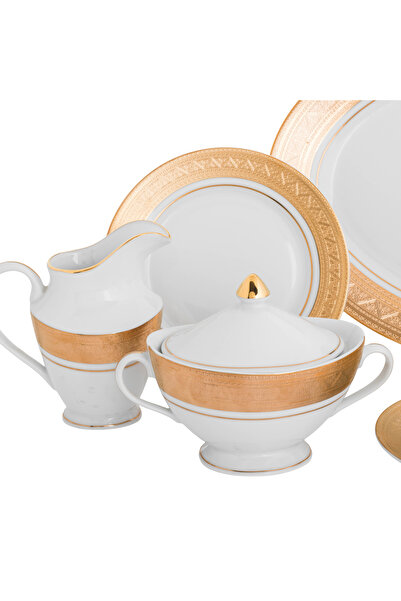 HIC Richvine 24-Piece Porcelain Tea Set for 6 People
