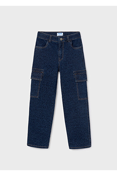 MAYORAL Сини карго дънки - Момиче 7545