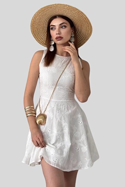 Moda Amore Γυναικείο Μίνι Φιστό Αμάνικο Φόρεμα Αποφοίτησης & Βραδινό Φόρεμα 175