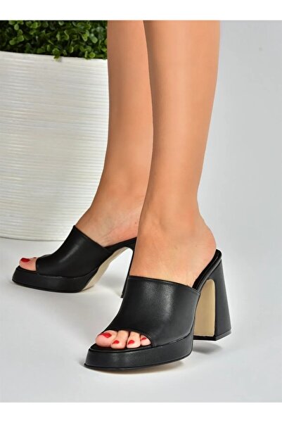 Pine Cone Platform Slippers