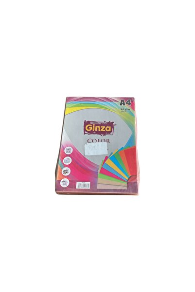 ouz dekor Ginza A4 Pink Color Copy Paper 80 Gr - 250 Sheets