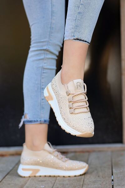 Madam Tarz Emilio Düz Taban Taşlı Triko