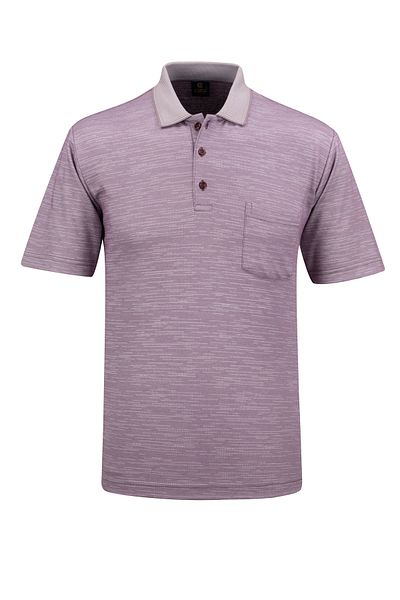 Çizgi Triko Ανδρικό μπλουζάκι Polo Neck Classic Fit με τσέπη - 5114