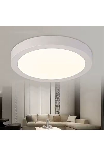 Generic لوحة إضاءة ليد فلورا دائرية من لايتكس بقوة 30 واط - تُركّب على السطح، تُوفّر ضوء النهار، وتُوفّر الطاقة.