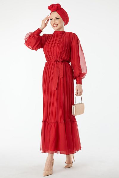 TOFİSA Kleid Rot - 21980