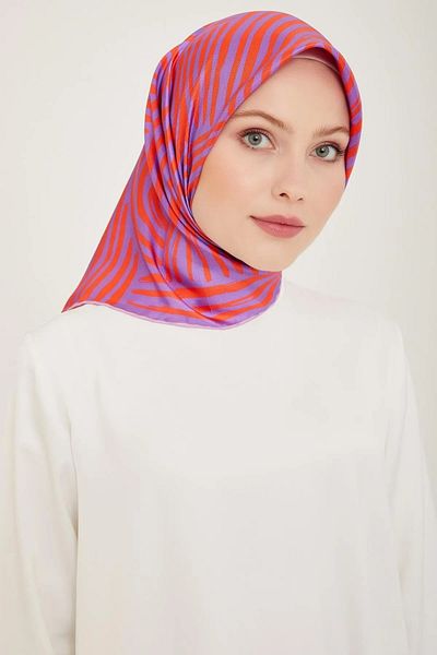 Belli Twill Silk Scarf Lilac