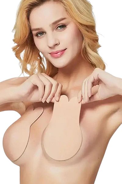 EMBA BUTİK Strapless Bra Strapless Backless Push up Magic Bra Plumping Silicone Adhesive