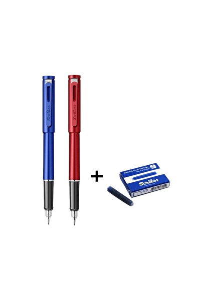 Scrikss Punto Dolma Kalem 2 'li Set & 6'lı Hediye Kartuş