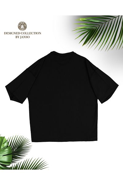 JANSO GROUP -Women Short Sleeve Stay Alife Printed Tshirt Large Size Oversize Cotton Fabric