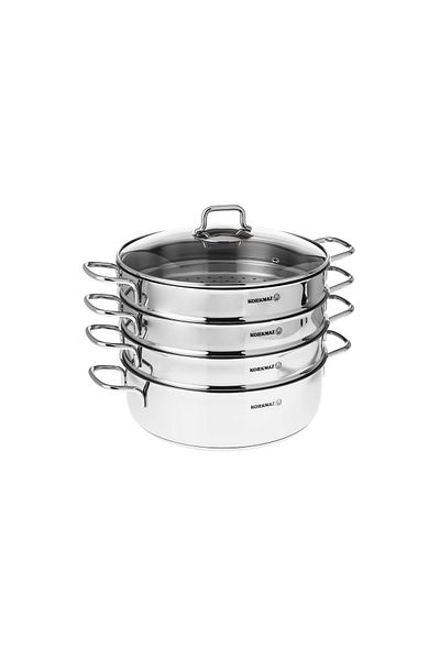 KORKMAZ Korkmaz 18/10 Stainless Steel Minto Pot, Size 28, Turkish
