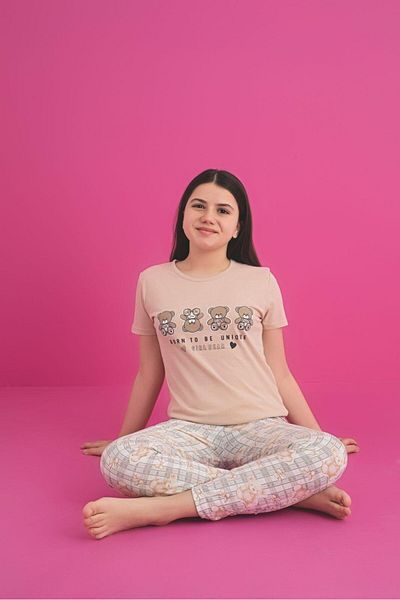 ZambakModa Children's Nightwear Pajama Set 4242