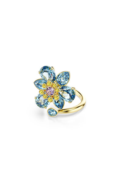 Swarovski 5721585 خاتم سواروفسكي Idyllia: Ring Blue Mul/Gos 52