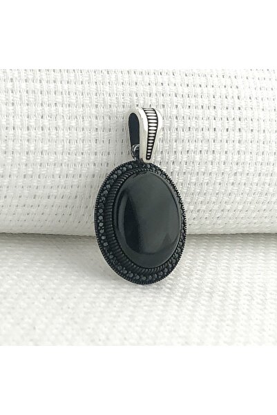 GWOMA Büyük Boy 925 Ayar Gümüş Cevşen Muska Kabı Kolye Deri İp Hediyeli