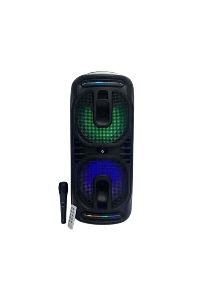 HZL KTS-1819 Siyah Bluetooth Hoparlör | RGB LED, Dahili Mikrofon, Kumandalı Speaker