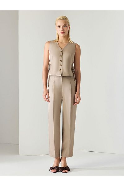 Unique Linen fabric vest