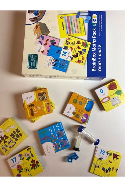 Green Board Games Brainbox Maths Pack 1-2 (Maths Pack Years 1 and 2) - English