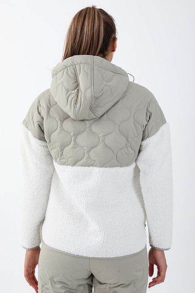 MARATON Comfort Women's Hooded Long Sleeve Ecru Tracktop 21440