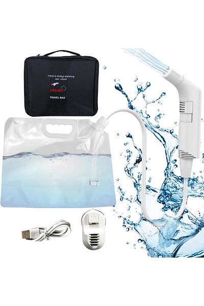 Generic Junaris Portable Bidet For Travel Shattaf Set | Portable Shattaf Rechargeable Travel Camping Bidet S