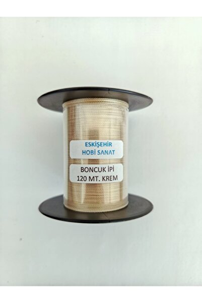 Eskişehir hobi sanat 120 Meters Sand Bead Floss Miyuki Floss Bead Floss Cream...