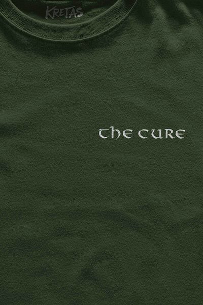 Kretas Χακί μπλουζάκι The Cure Lovesong Love Song Rock Music Band με στάμπα Unisex T-shirt