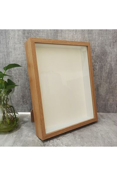 Choice 10X15cm 6inch Wood Color frame Shadow Box Depth 3cm Wooden Photo Frame For Displaying Three-Dimensi