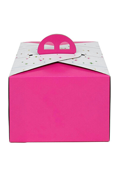 Genel Markalar Krome Karton 1 No Sade Yüksek Turta Kutusu 22.5x22.5x13 cm 100 Adet