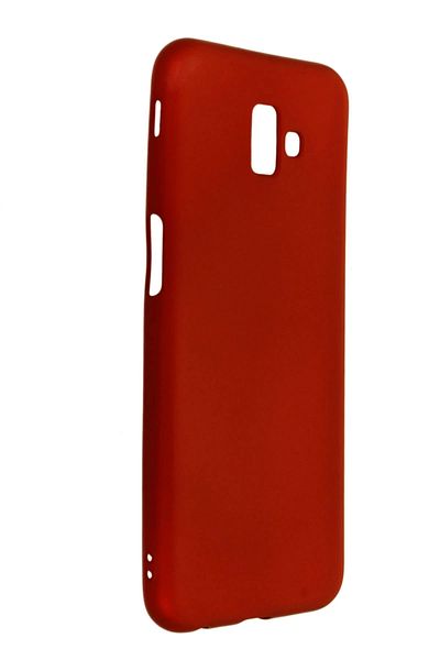 NewFace Samsung Galaxy J6 Plus Case First Silicone - Burgundy Drstr