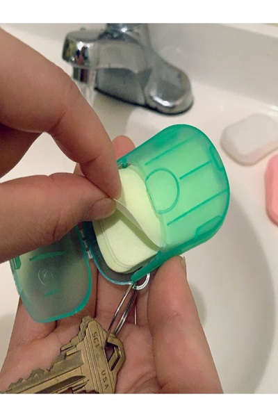 Kikkerland Sabun Yaprakları Cep El Sabunu