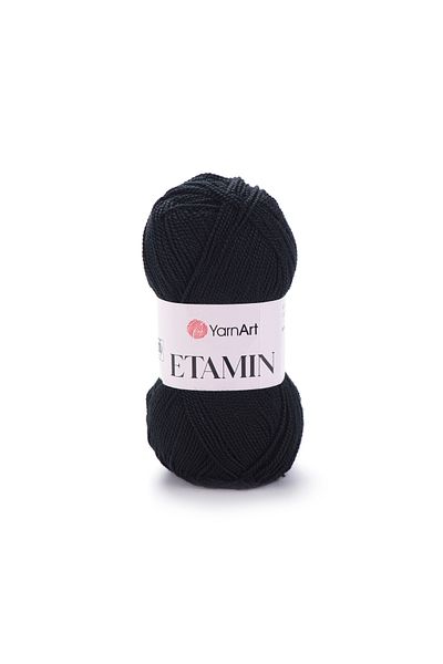 Yarnart Etamın - Κέντημα και Πλεκτό Χέρι Νήμα Μαύρο-422