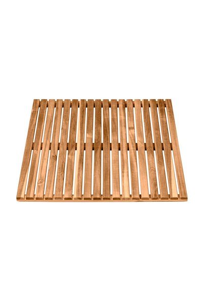 Saban Bamboo Mat Indoor and Outdoor Shower, Bathroom, Pool 55 X 55 cm