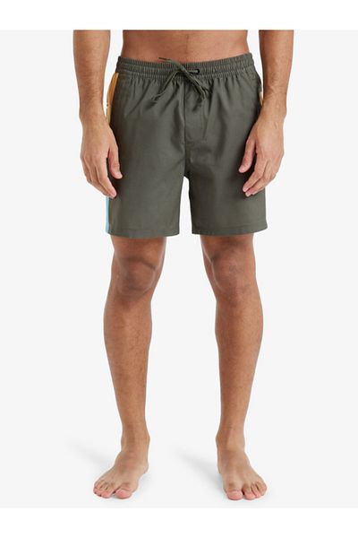 Quiksilver Ανδρικό χακί καθημερινό Holmes Volley 16 μαγιό Eqyjv04136-glho