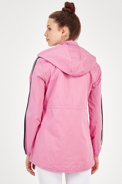 MARATON Regular Women's Hooded Pink Jacket