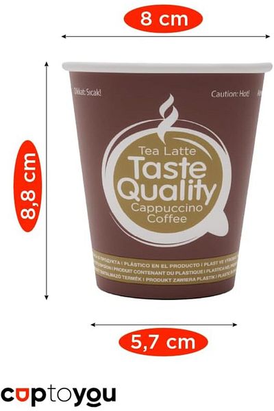 STOREMAX Bystoreby 75 Pcs Disposable Paper Cups, Paper Ice Cream Cups, Coffee Cups,